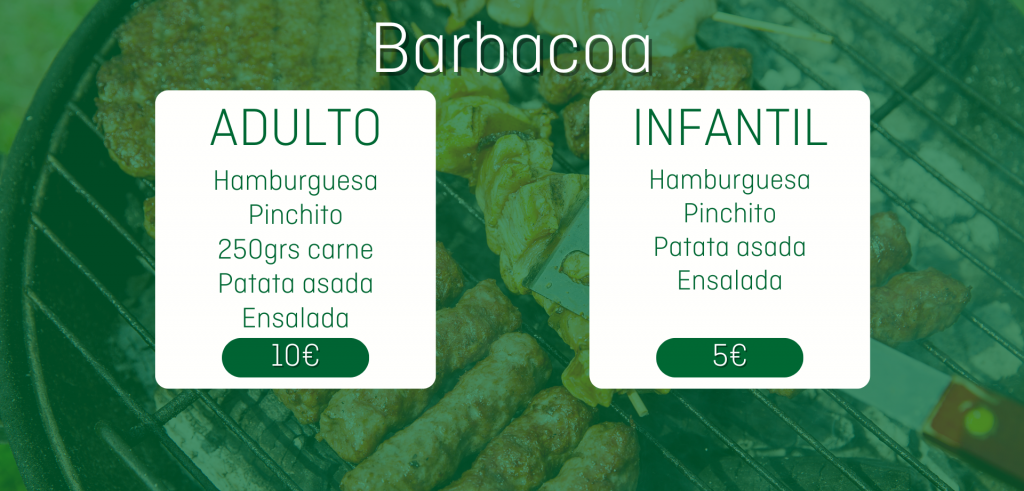 Precio Barbacoa Restaurante Calamar Family day